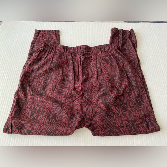 BDG Batik Print Burgundy and Black Harem Pant Size XS - Picture 16 of 16